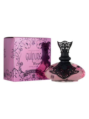 Guipure & Silk Rose