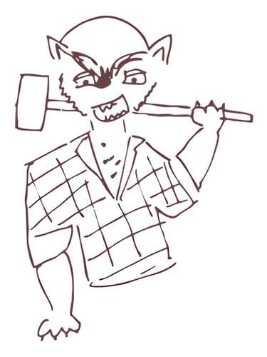Werewolf Lumberjack - گرگینه وود بر