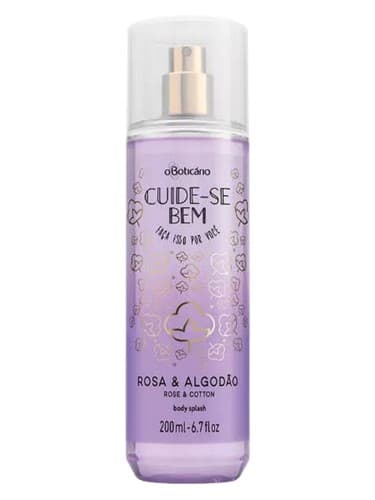 Cuide-se Bem Rosa e Algodão