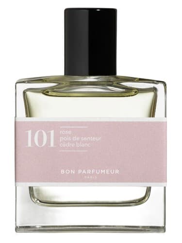 101 rose, sweet pea, white cedar
