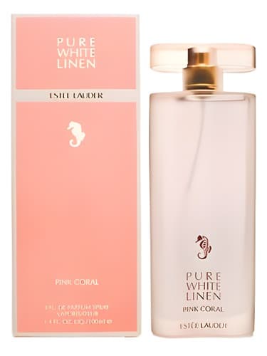Pure White Linen Pink Coral - مرجانی پینک کتانی پیور وایت