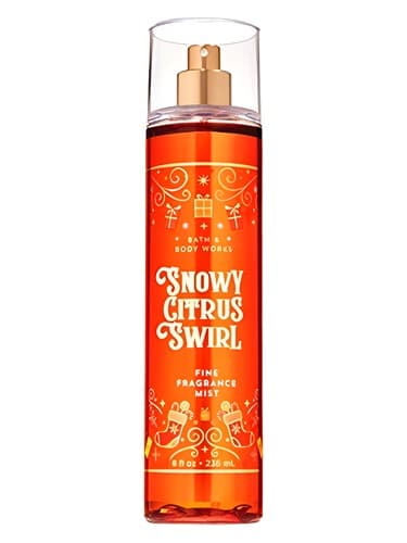 Snowy Citrus Swirl