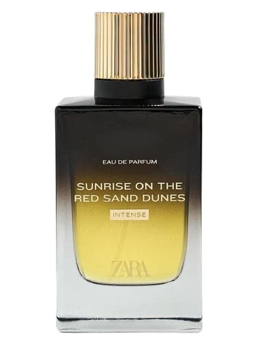 Sunrise on the Red Sand Dunes Intense